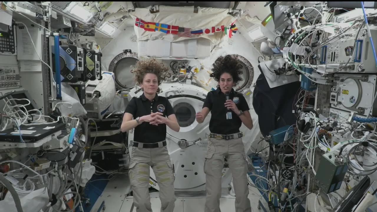 Expedition 70 Space Station Crew Talks with 2023 ASCEND CO....