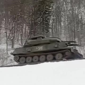 Experimental APCs and Tanks from the 1950s Seen Moving Across Russia