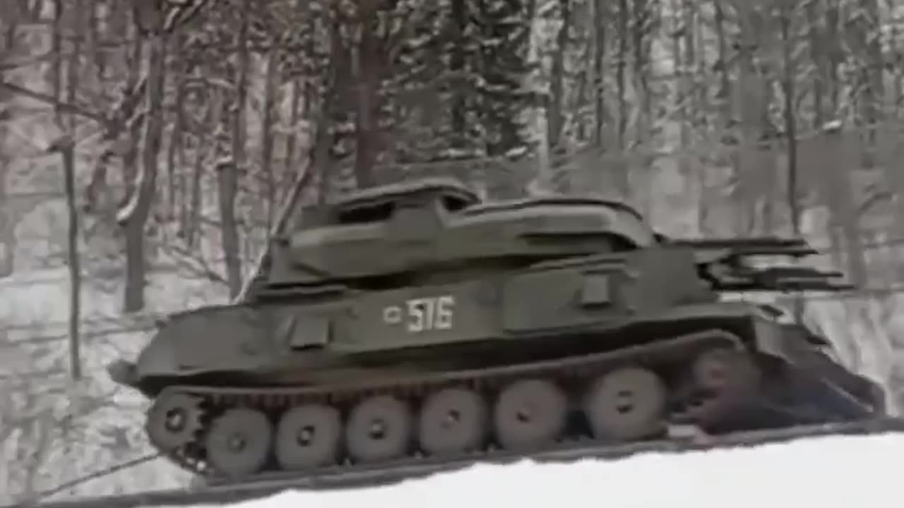 Experimental APCs and Tanks from the 1950s Seen Moving Across Russia