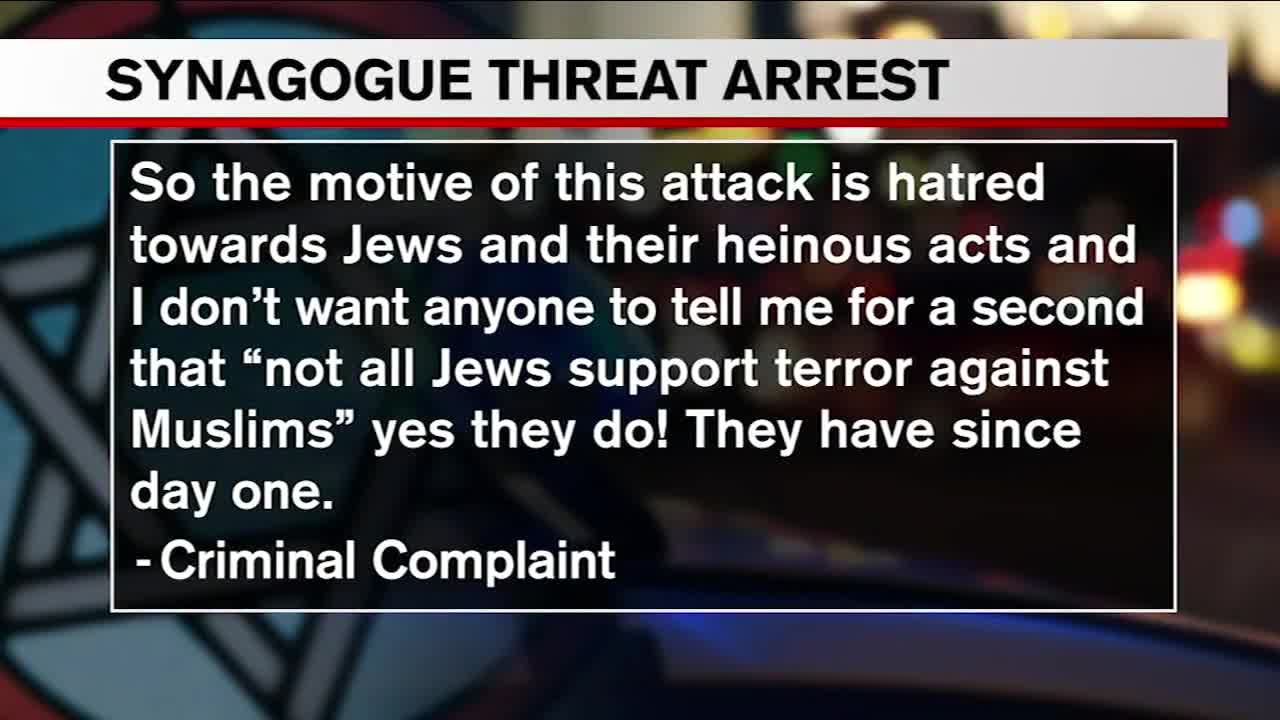 18-year-old arrested for making threat to NJ synagogues