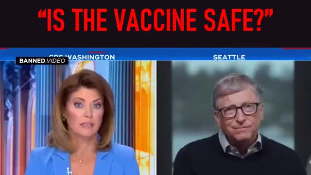 Bill Gates reaction to the question "Is the vaccine safe?"