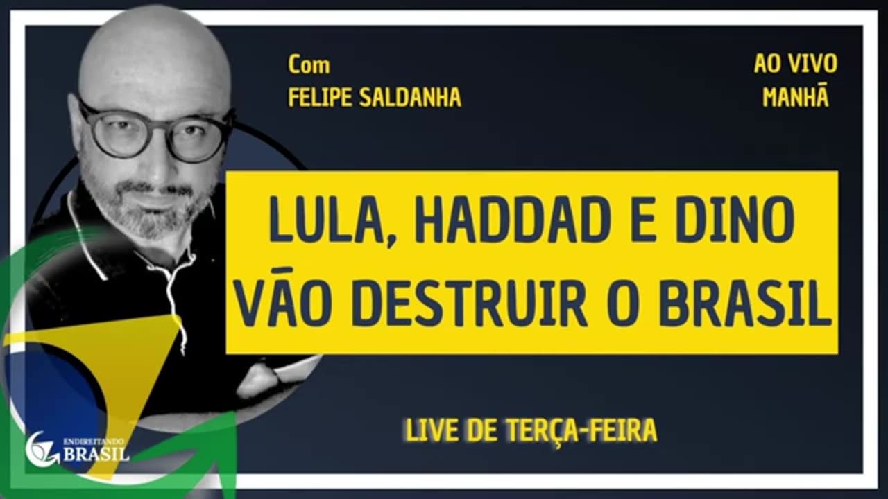 LULA, HADDAD E DINO VÃO DESTRUIR O BRASIL