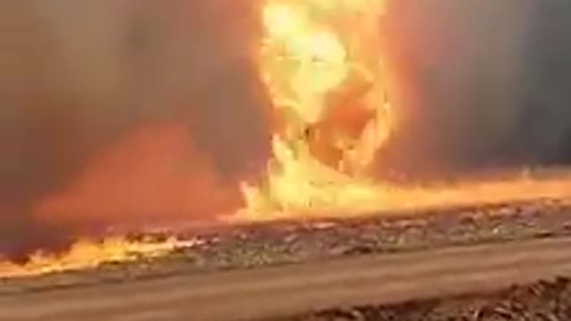 fiery tornado
