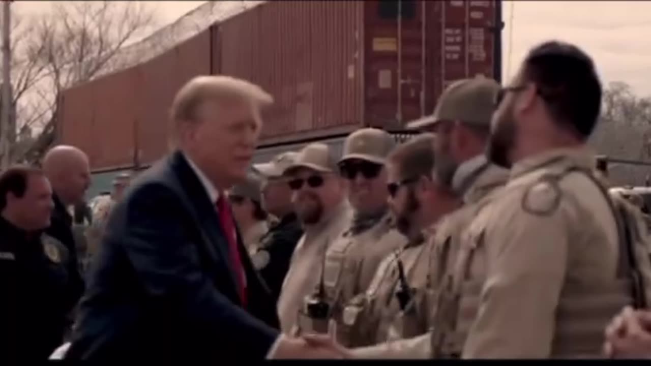 President Trump's ad from Eagle Pass.