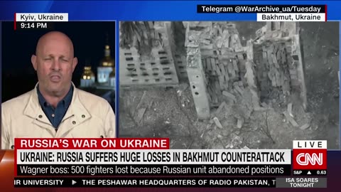 Russia lost significantly in the Bakhmut counterattack against Ukraine.