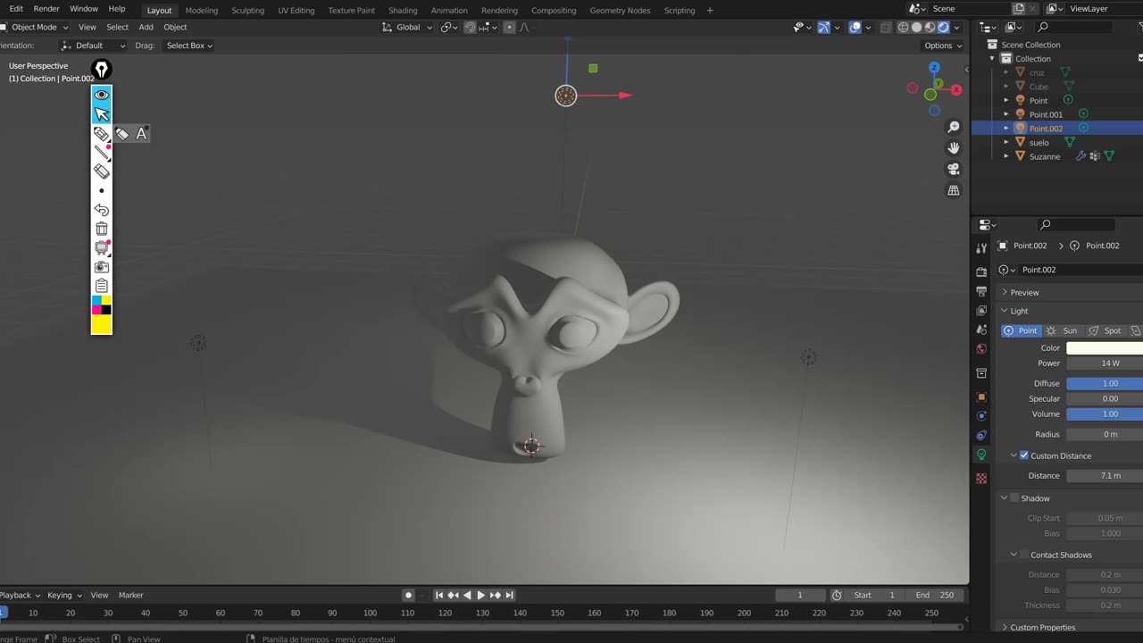 Blender - Las luces en blender