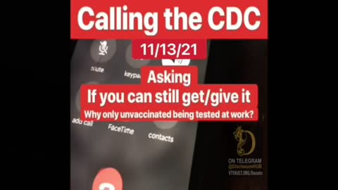 "PRC TEST DON'T WORK SAYS THE CDC." #CDAWAYWORLDNEWS👁️☝🏿✨🌍📰🗞️🎥