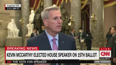 Kevin McCarthy wanted to specially thank President Trump