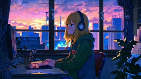 Lo-Fi instrumental🎧☕ beats relax, study, sunset, coffe and chill