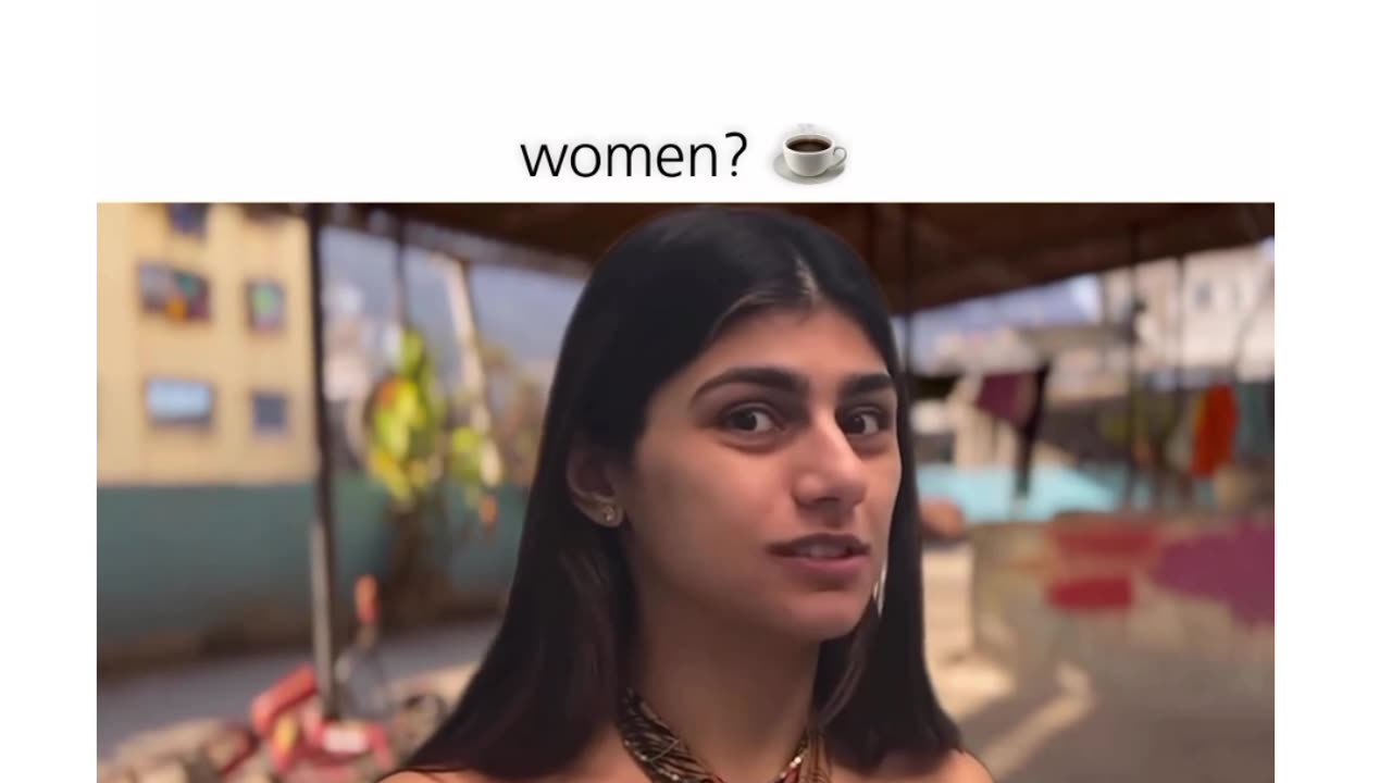 Mia Khalifa watching video funny moments