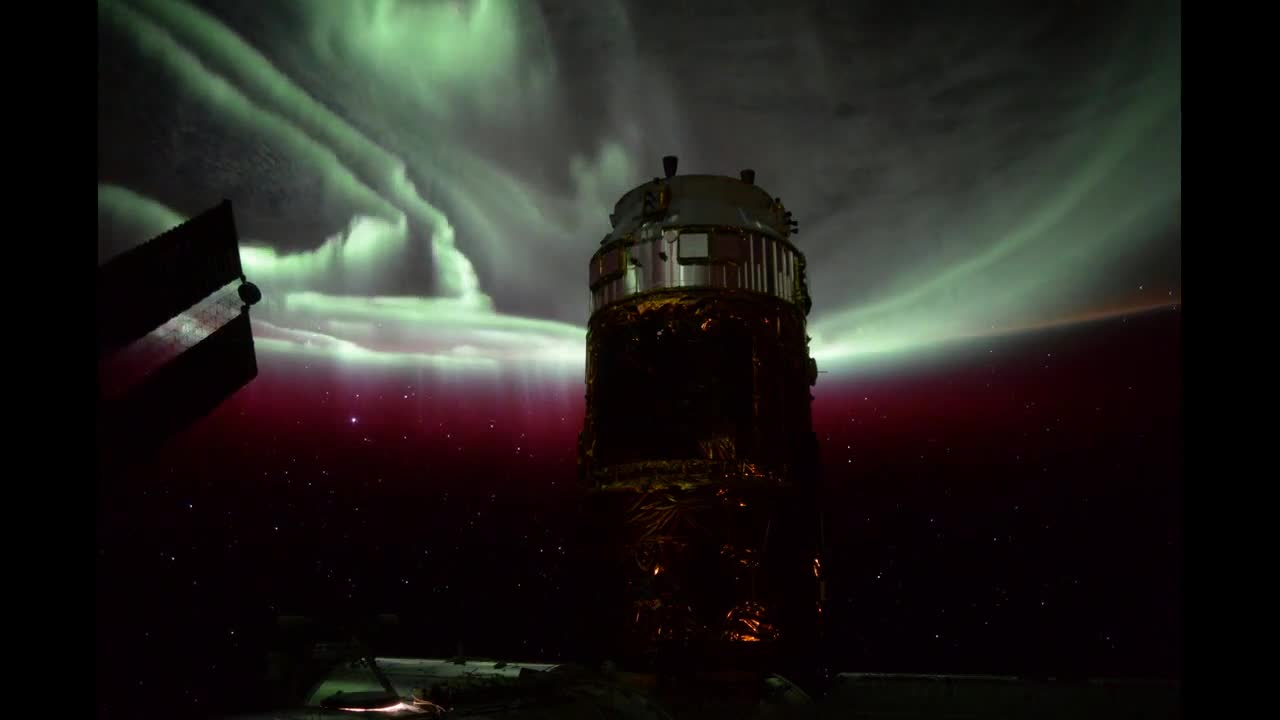 Stunning time lapse of Aurora Borealis from space station