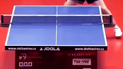 AI Robot playing ping pong