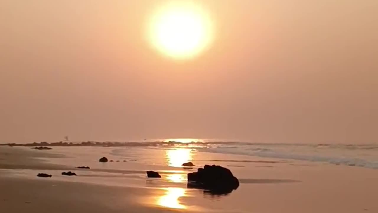 Most Beautiful Sunrise Ever at Vizag Beach