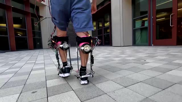 New exoskeleton boot puts a spring in your step