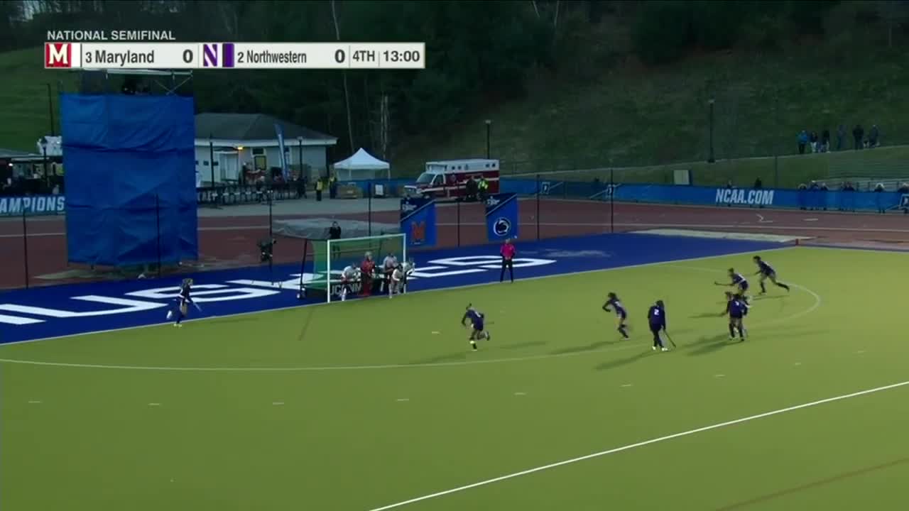 Northwestern beats Maryland in 2022 NCAA field hockey semifinals | Highlights