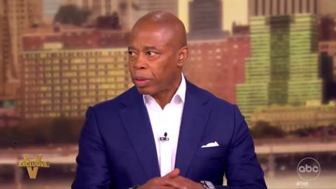 NYC Mayor Adams sounds like a Trump supporter on the View. They are not happy