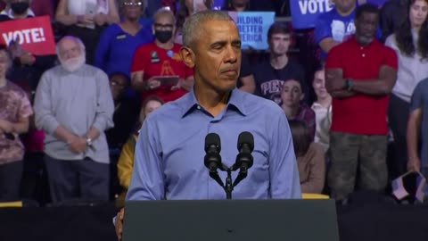 President Joe Biden and former President Barack Obama campaign in Pennsylvania