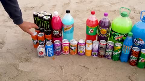 Big Monster, Chupa Chups, Mtn Dew, Fanta, Mirinda and Mentos soda mix Underground-13