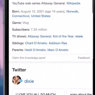 OMG #addisonre #dixiedamelio #omg #fyp