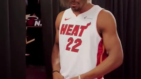 NBA star Jimmy Butler debut new "emo" look at Miami Heat's media day