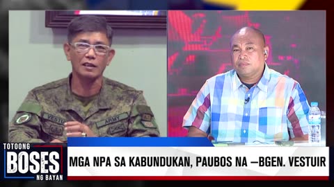 Mga NPA sa kabundukan, paubos na —BGen. Vestuir