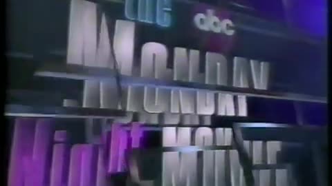 June 26, 1989 - Bumper for 'ABC Monday Night Movie'