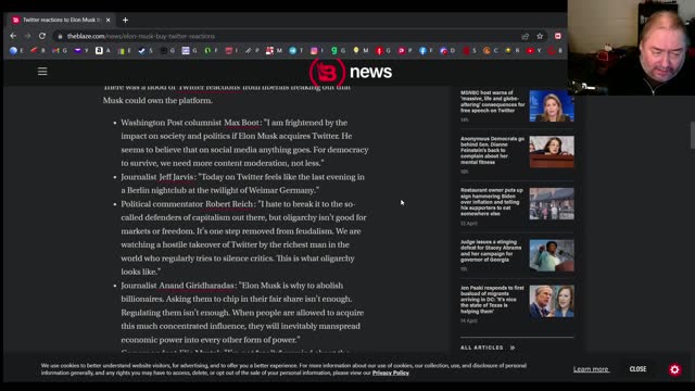 Leftists on Twitter loose it over Elon Musk's 34 billion dollar bid for Twitter