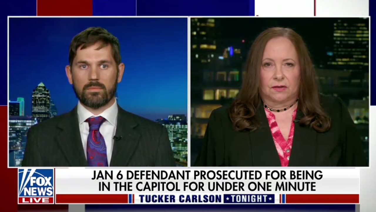 Daniel Goodwyn, who was reportedly inside the US Capitol for less than 1 minute on Jan 6 and left when he was asked to, joins Tucker Carlson to talk about his legal challenges