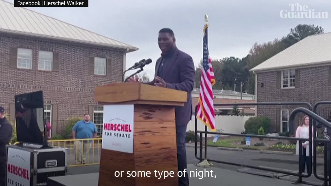 Republican Herschel Walker says in rambling speech he wants to be 'werewolf, not vampire'