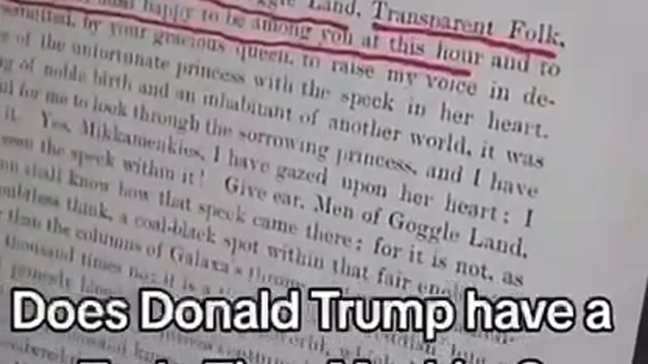 Donald J Trump is he a time traveler? Using Tesla Tech?