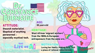 Psychologist Dr. Constance Burnside Character Card v.6