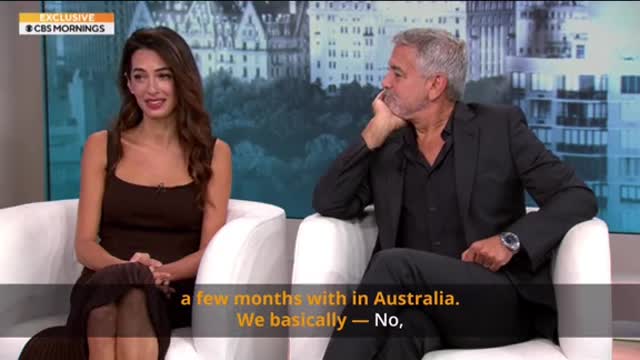 Amal and George Clooney talk about their friendship with his co-star Julia Roberts