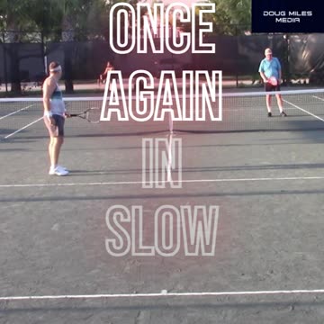 SHARP ANGLE FOREHAND VOLLEY FOR THE POINT!