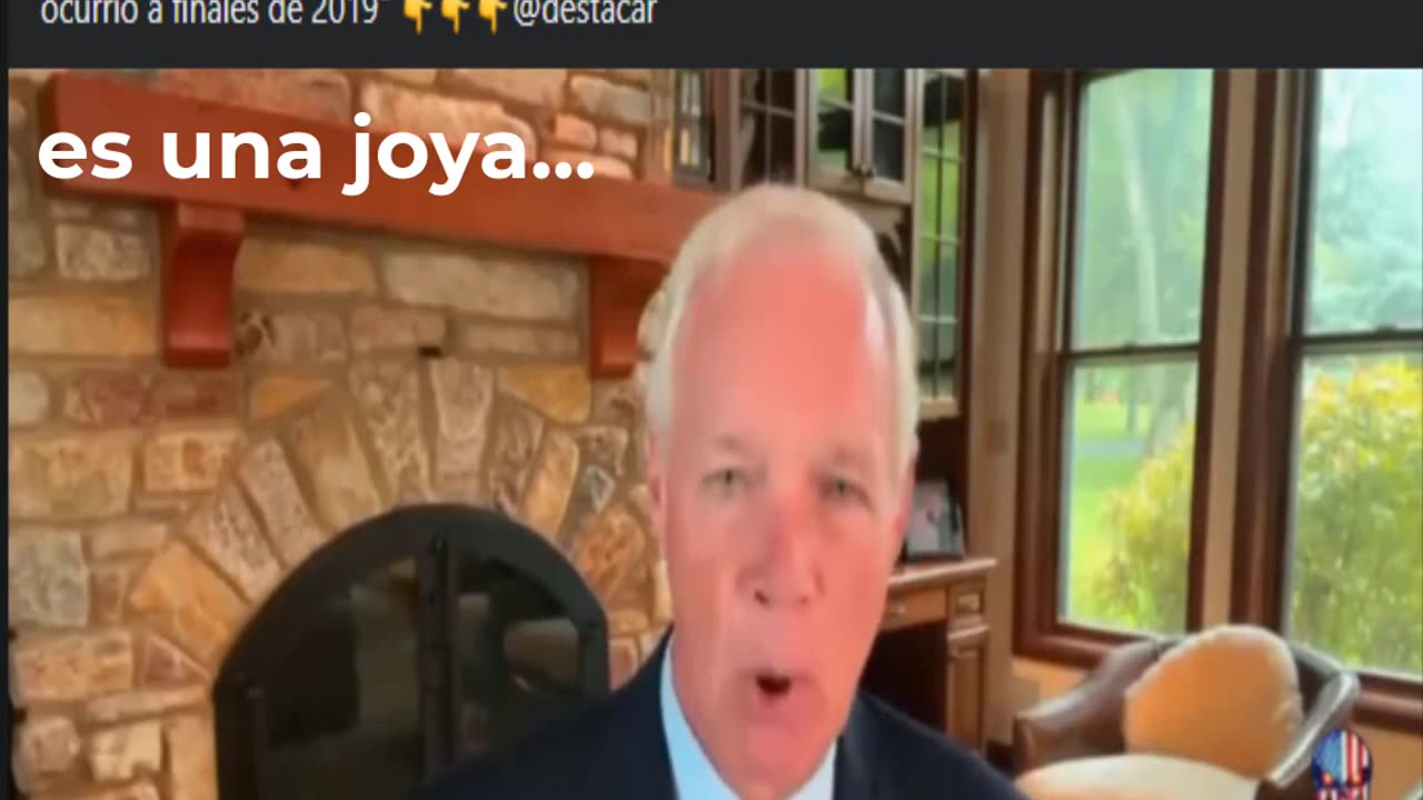 es una joya... El Senador Ron Johnson 🇺🇸 SORPRENDE a la periodista