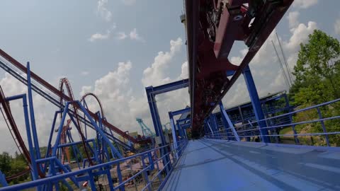 Banshee POV Kings Island, OH - Fronteat (4K60 FPS)