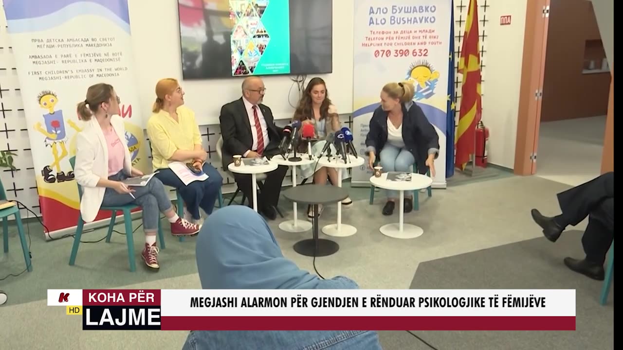 Megjashi alarmon për gjendjen psikologjike të fëmijëve në Maqedoni,