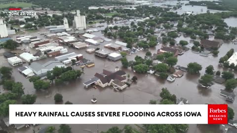 Heavy Rainfall Leads To Severe Flooding Across Parts Of Iowa