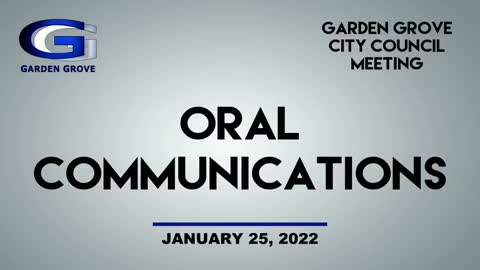 Garden Grove Council Meeting 1_25_22 Secret Societies