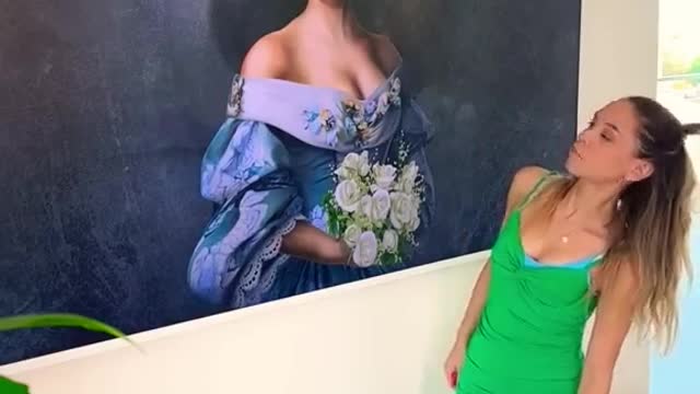 She afraid, when she say the design