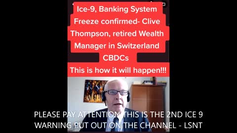 ICE 9 SECOND WARNING - ARE YOU READY