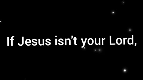 FIND THE LORD, asap!