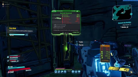 Borderlands 3- raccoon died.