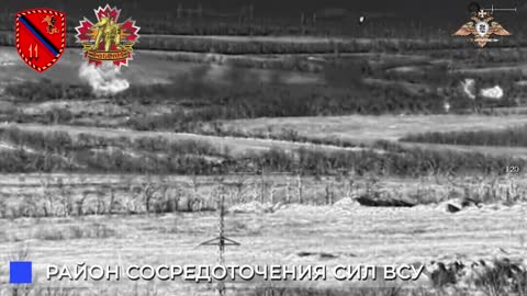Russian DPR Artillery With Help from A Drone