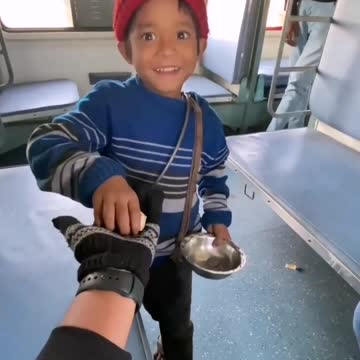 train kid