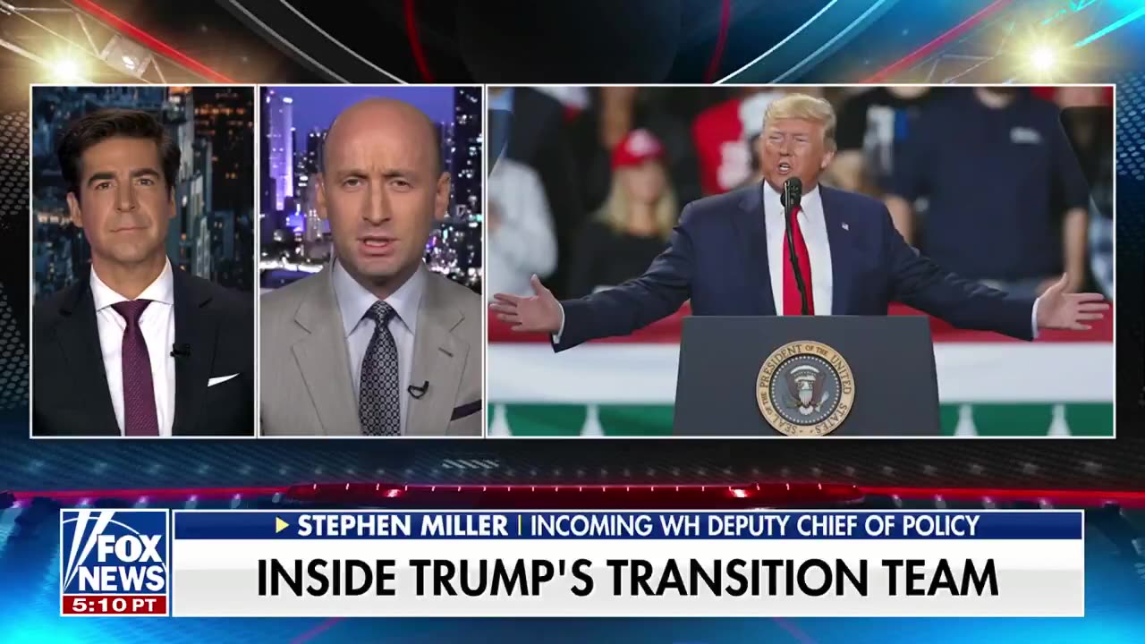 Jesse Watters - PDJT's Chief of Staff Stephen Miller joins Primetime