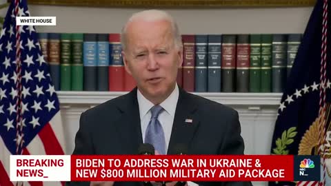 Biden Announces Additional $800 Million Military Aid Package For Ukraine