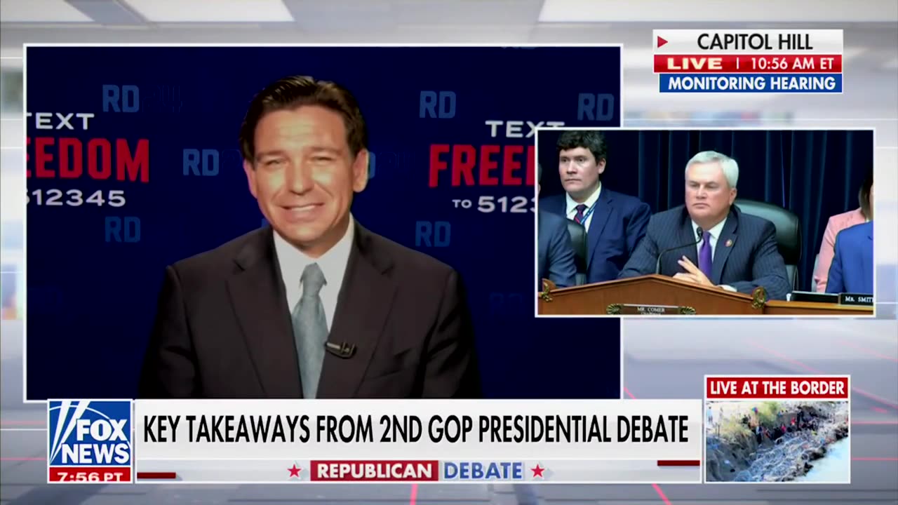 Ron DeSantis calling out Trump for being Missing in Action on America’s Newsroom