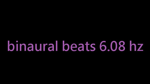 binaural beats 6.08 hz