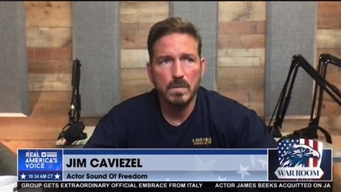 Jim Caviezel on President Trump, Adrenochrome, Child Trafficking, God