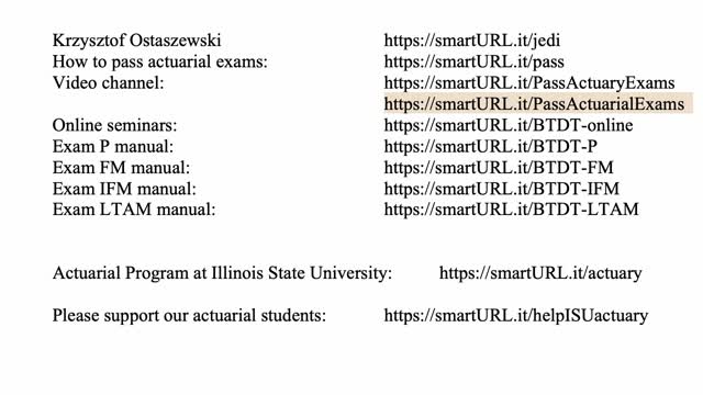 Exam LTAM exercise for July 17, 2021